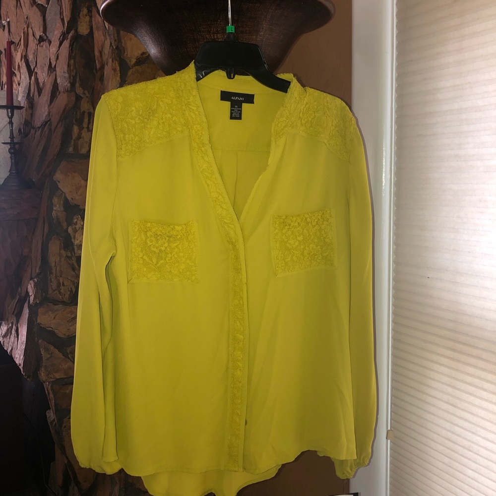 Alfani blouse long sleeves
